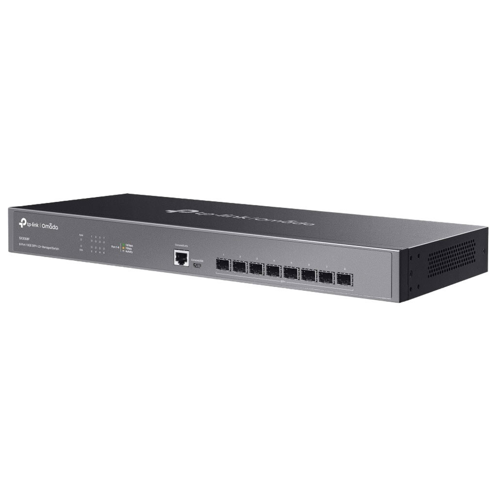 Комутатор TP-Link Omada SX3008F, Чорний - № 3 Комутатор TP-Link Omada SX3008F, Чорний - № 3