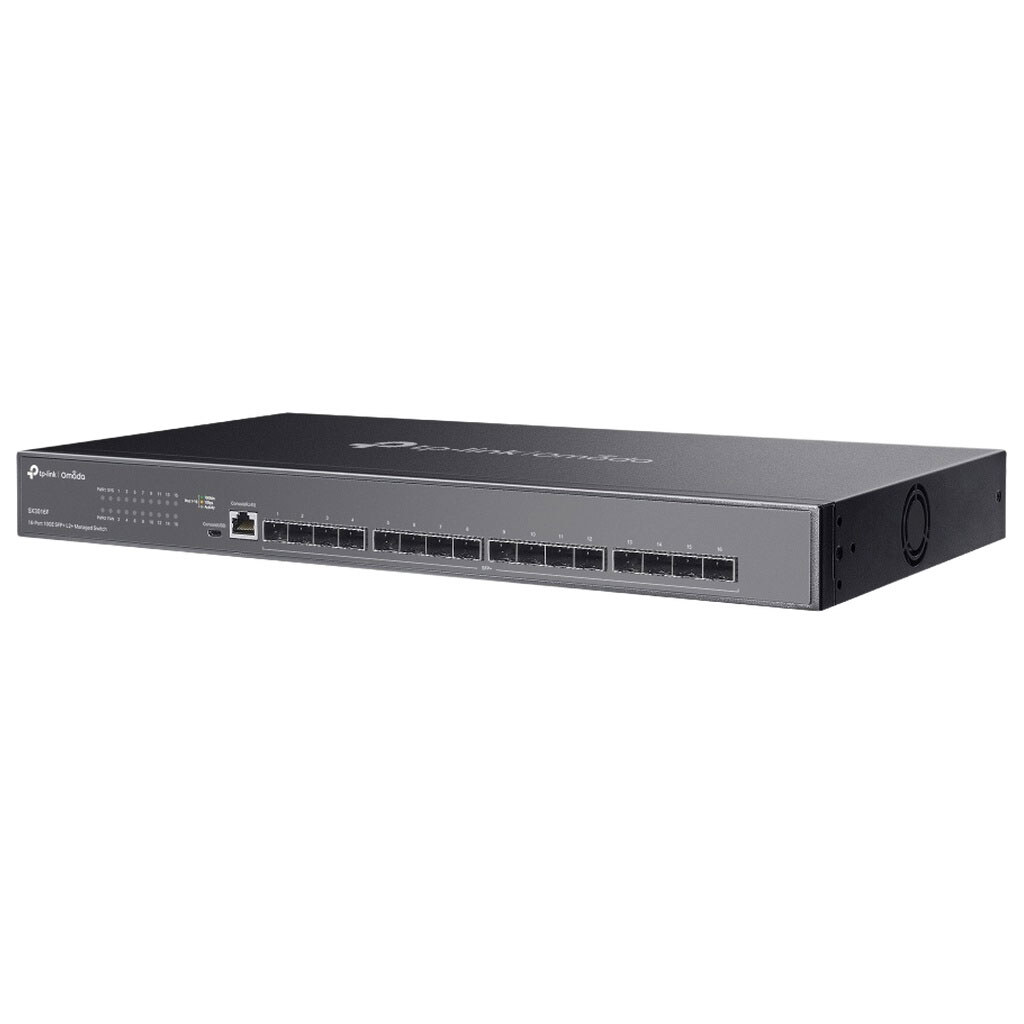 Комутатор TP-Link Omada SX3016F, Чорний - № 2 Комутатор TP-Link Omada SX3016F, Чорний - № 2