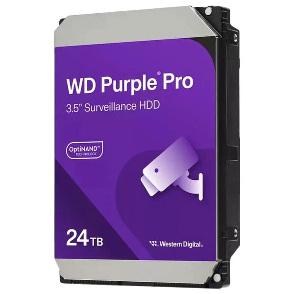 HDD-накопитель WD Purple Pro, 24 Тб. - № 1 HDD-накопитель WD Purple Pro, 24 Тб. - № 1