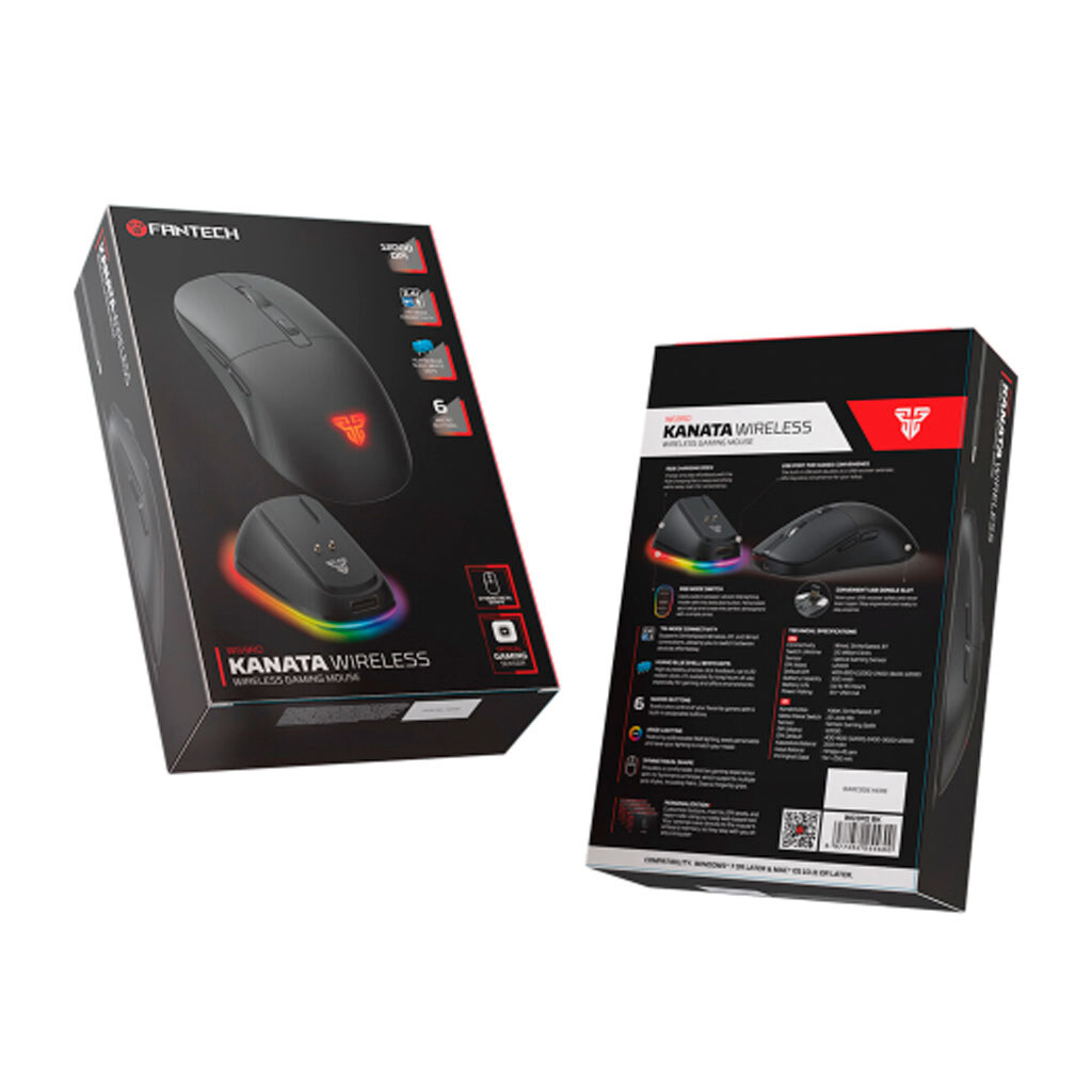 Мышь Fantech WG9RD Kanata, Черный - № 5 Мышь Fantech WG9RD Kanata, Черный - № 5