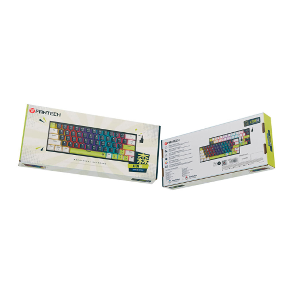 Клавіатура Fantech ATOM63 MK874V2 Mori, Білий - № 3 Клавіатура Fantech ATOM63 MK874V2 Mori, Білий - № 3