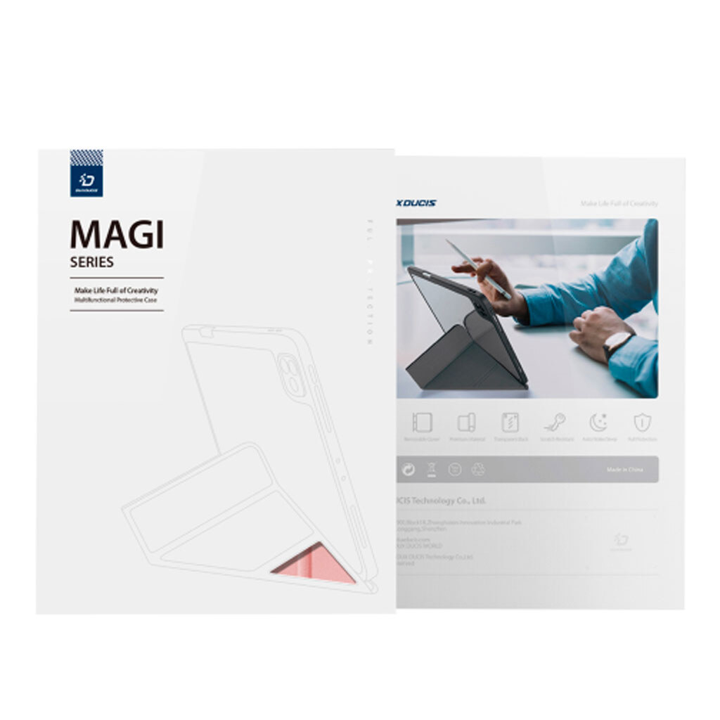 Чехол (книжка) Apple iPad Air 10.9 2020 / iPad Air 10.9 2022, Dux Ducis Magi, Серый - № 4 Чехол (книжка) Apple iPad Air 10.9 2020 / iPad Air 10.9 2022, Dux Ducis Magi, Серый - № 4