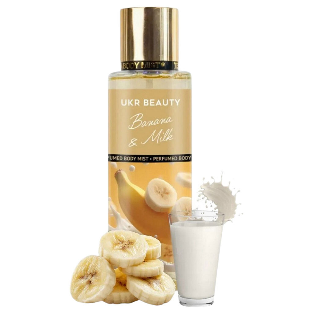 Вода душистая для тела UKR BEAUTY "Banana&Milk", 250 мл - № 1 Вода душистая для тела UKR BEAUTY "Banana&Milk", 250 мл - № 1