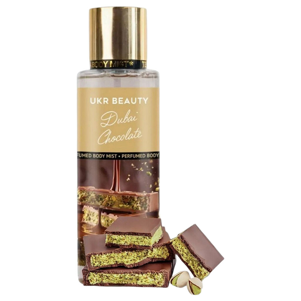 Вода душистая для тела UKR BEAUTY "Dubai Chocolate", 250 мл - № 1 Вода душистая для тела UKR BEAUTY "Dubai Chocolate", 250 мл - № 1