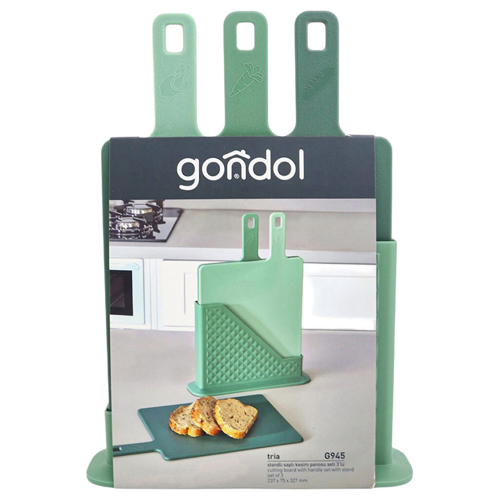 Набор пластиковых досок кухонных Gondol, 3 шт. - № 5 Набор пластиковых досок кухонных Gondol, 3 шт. - № 5