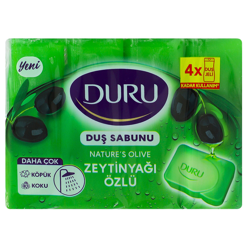 Набор косметического мыла Duru "Nature's Olive", 150 г х 4 шт/уп. - № 1 Набор косметического мыла Duru "Nature's Olive", 150 г х 4 шт/уп. - № 1