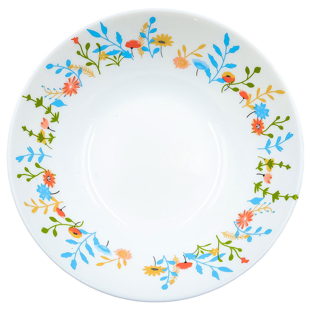 Салатник стеклянный Flowers, с рисунком, d=16 см - № 2 Салатник стеклянный Flowers, с рисунком, d=16 см - № 2
