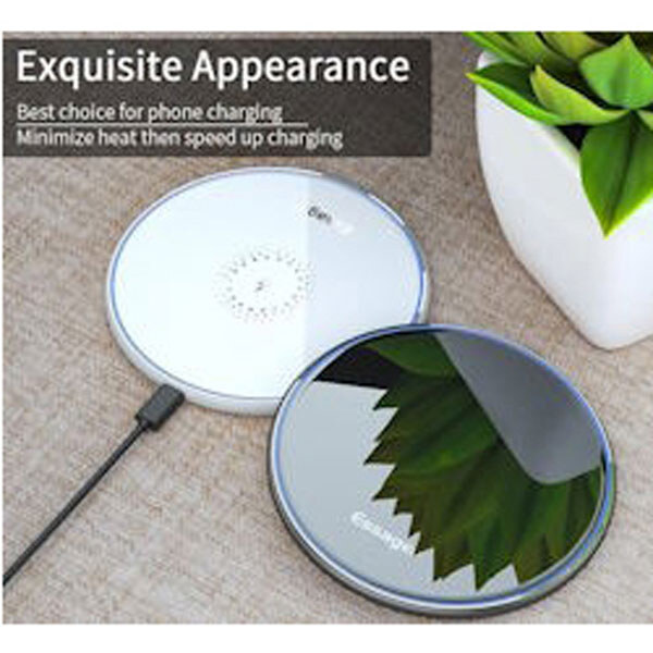 Безпровідний зарядний пристрій Qi 15W Wireless Charger біле - № 2 Безпровідний зарядний пристрій Qi 15W Wireless Charger біле - № 2