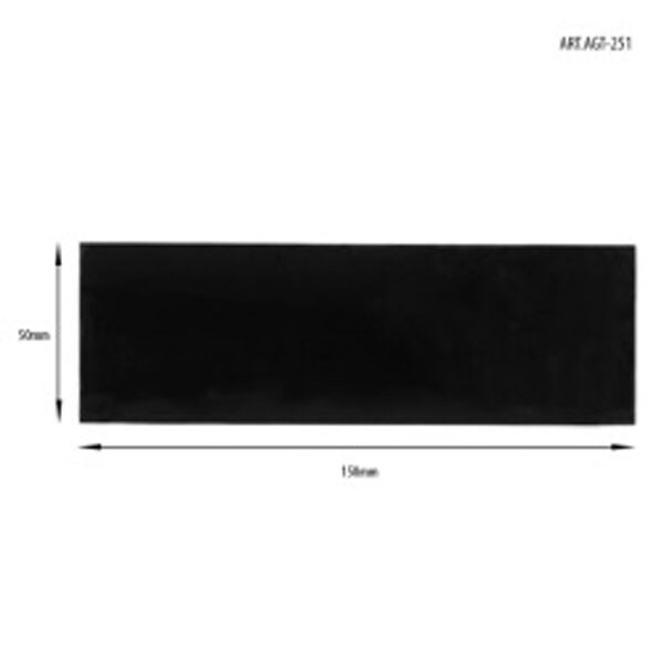 Резина токопроводящая AG Guma 50x150x0.5мм art.AGT-251 - № 1 Резина токопроводящая AG Guma 50x150x0.5мм art.AGT-251 - № 1