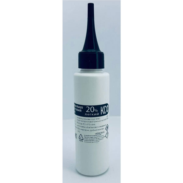Флюс паяльний КСФ 20% (ROL0) "легкий" 100мл з носиком тара HDPE - № 1 Флюс паяльний КСФ 20% (ROL0) "легкий" 100мл з носиком тара HDPE - № 1