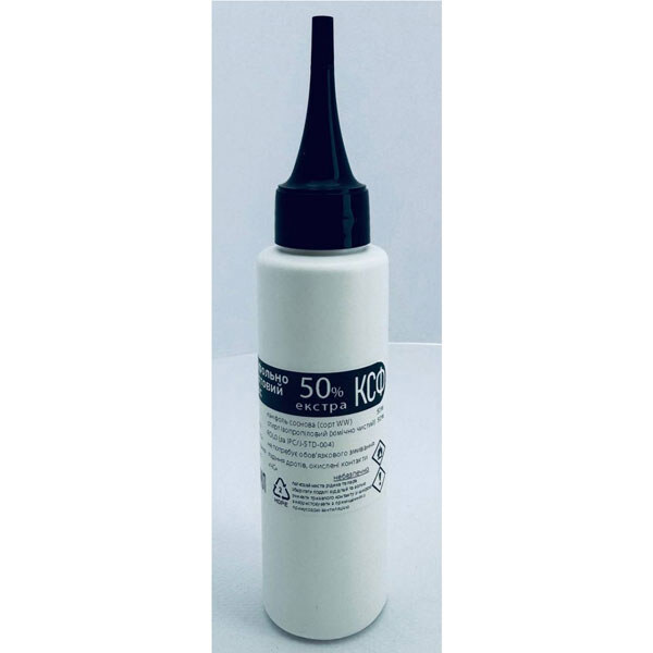 Флюс паяльний КСФ 50% (ROL0) "екстра" 100мл з носиком тара HDPE - № 1 Флюс паяльний КСФ 50% (ROL0) "екстра" 100мл з носиком тара HDPE - № 1