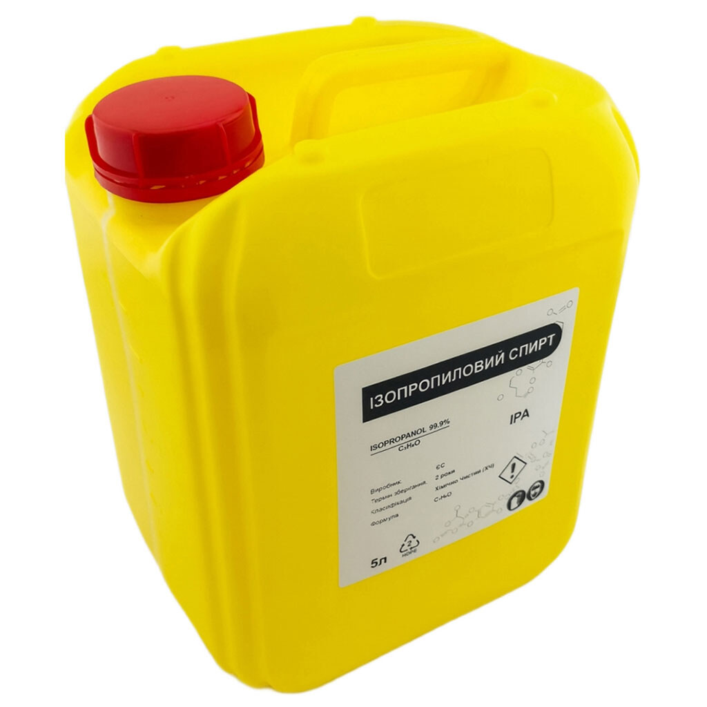 Спирт изопропиловый 99,9% IPA 10л тара HDPE - № 1 Спирт изопропиловый 99,9% IPA 10л тара HDPE - № 1