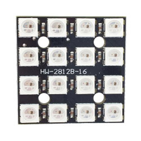 Модуль Светодиодный WS2812B 5050 RGB матрица 4x4 - № 1 Модуль Светодиодный WS2812B 5050 RGB матрица 4x4 - № 1