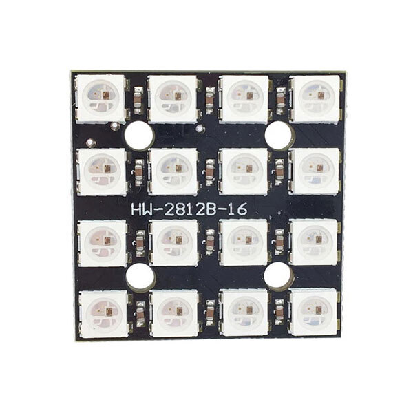 Модуль Светодиодный WS2812B 5050 RGB матрица 4x4 - № 2 Модуль Светодиодный WS2812B 5050 RGB матрица 4x4 - № 2