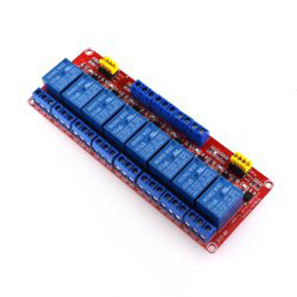 Модуль 8 реле 12V 10A с опторазвязкой HW-578 - № 1 Модуль 8 реле 12V 10A с опторазвязкой HW-578 - № 1