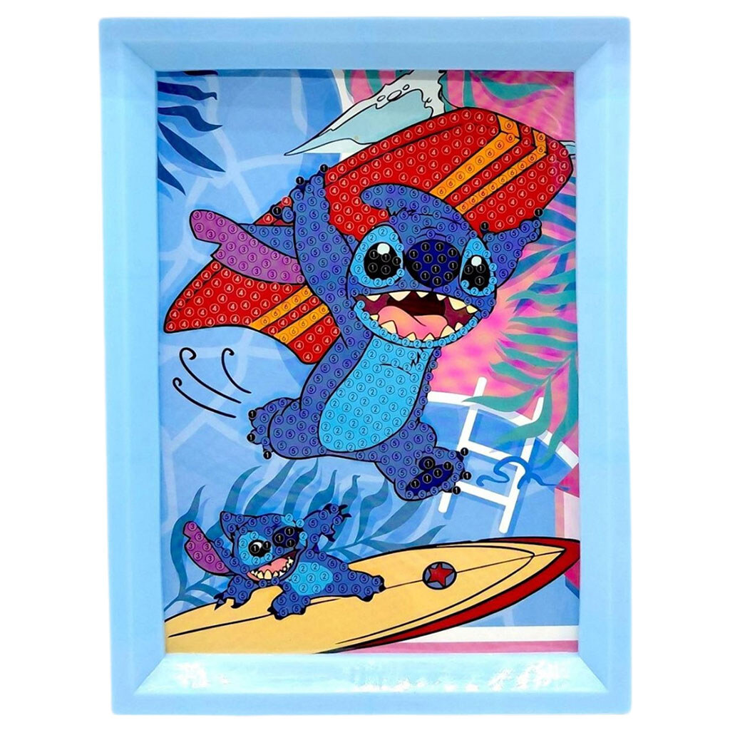Алмазна мозаїка в рамці "Стіч/Stitch", Mic - № 1 Алмазна мозаїка в рамці "Стіч/Stitch", Mic - № 1