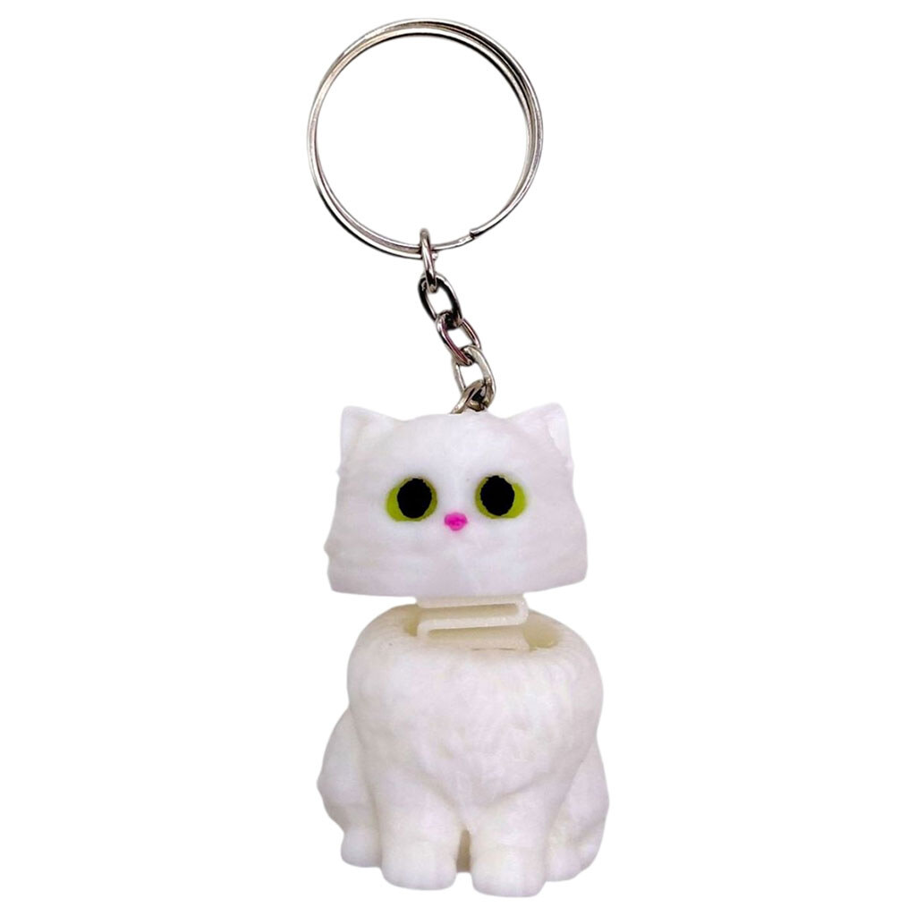 Брелок "Котик із пружиною / KEYCHAIN", 3d друк, Mic - № 1 Брелок "Котик із пружиною / KEYCHAIN", 3d друк, Mic - № 1