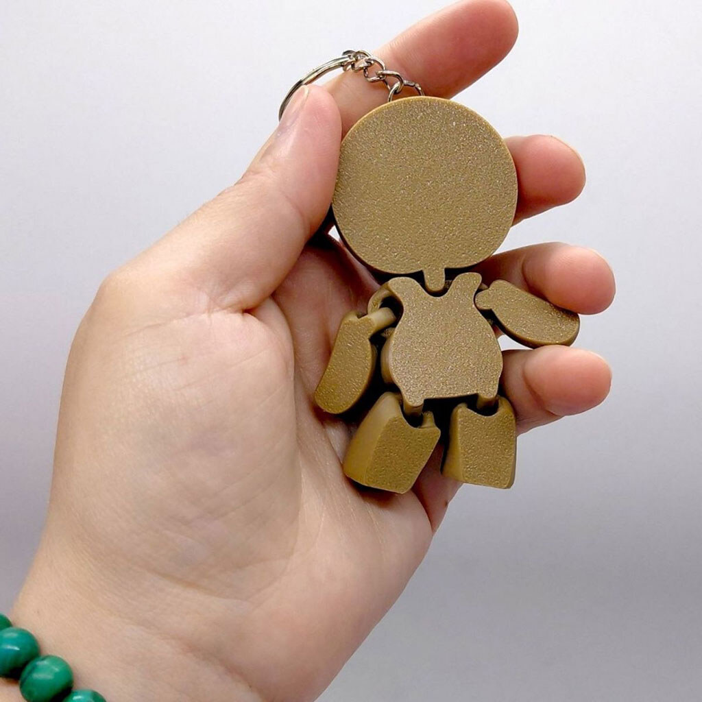 Брелок "Чоловік-печиво / KEYCHAIN", Вид 1, 3d друк, Mic - № 2 Брелок "Чоловік-печиво / KEYCHAIN", Вид 1, 3d друк, Mic - № 2