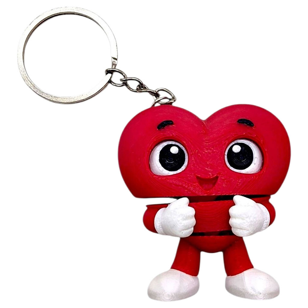 Брелок "Серце рухоме / KEYCHAIN", 3d друк, Mic - № 1 Брелок "Серце рухоме / KEYCHAIN", 3d друк, Mic - № 1