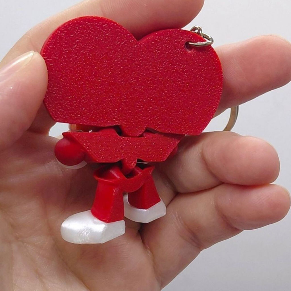 Брелок "Серце рухоме / KEYCHAIN", 3d друк, Mic - № 2 Брелок "Серце рухоме / KEYCHAIN", 3d друк, Mic - № 2