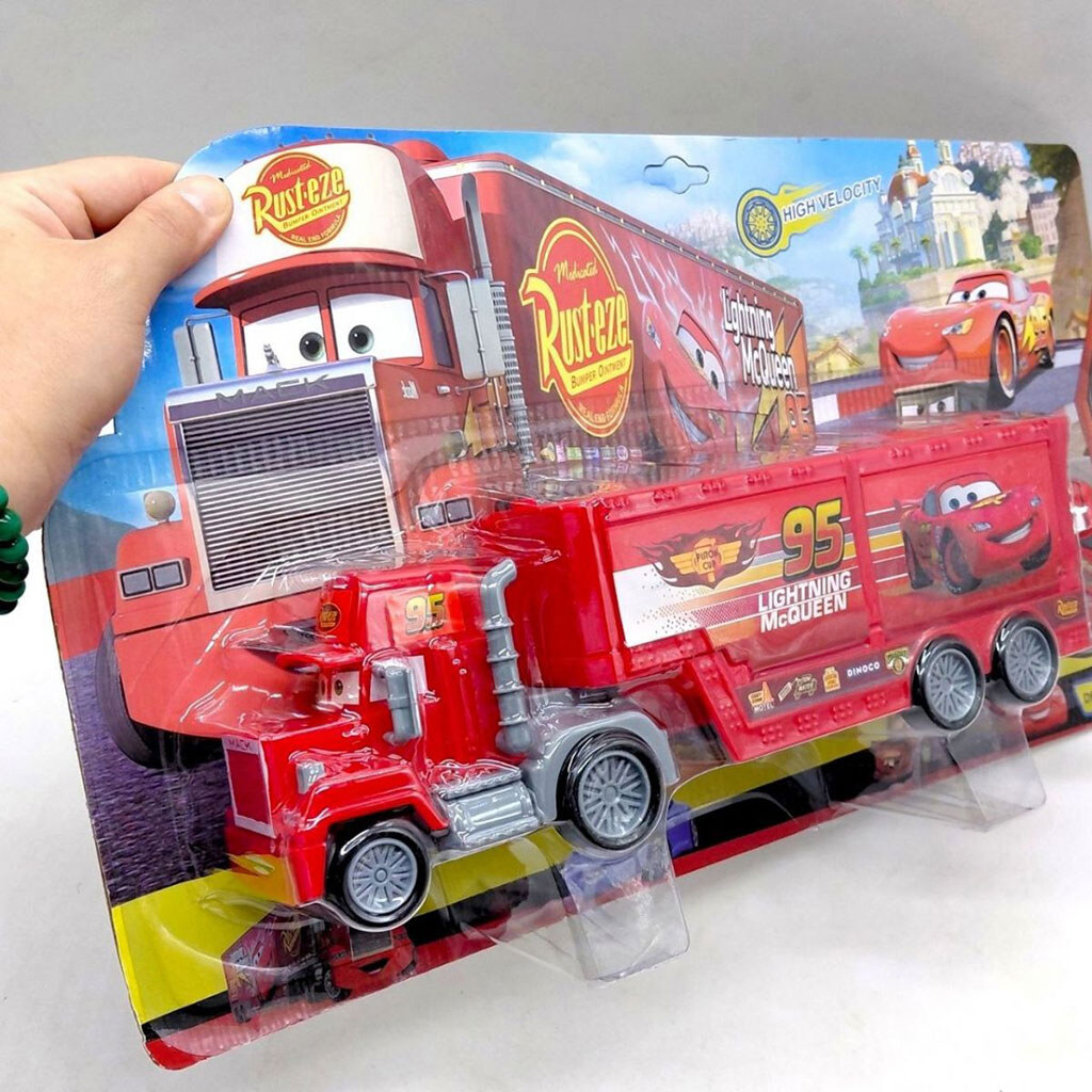 Набор машинок-героев "Тачки. Молния МакКвин / Lightning McQueen, грузовик", Mic - № 2 Набор машинок-героев "Тачки. Молния МакКвин / Lightning McQueen, грузовик", Mic - № 2