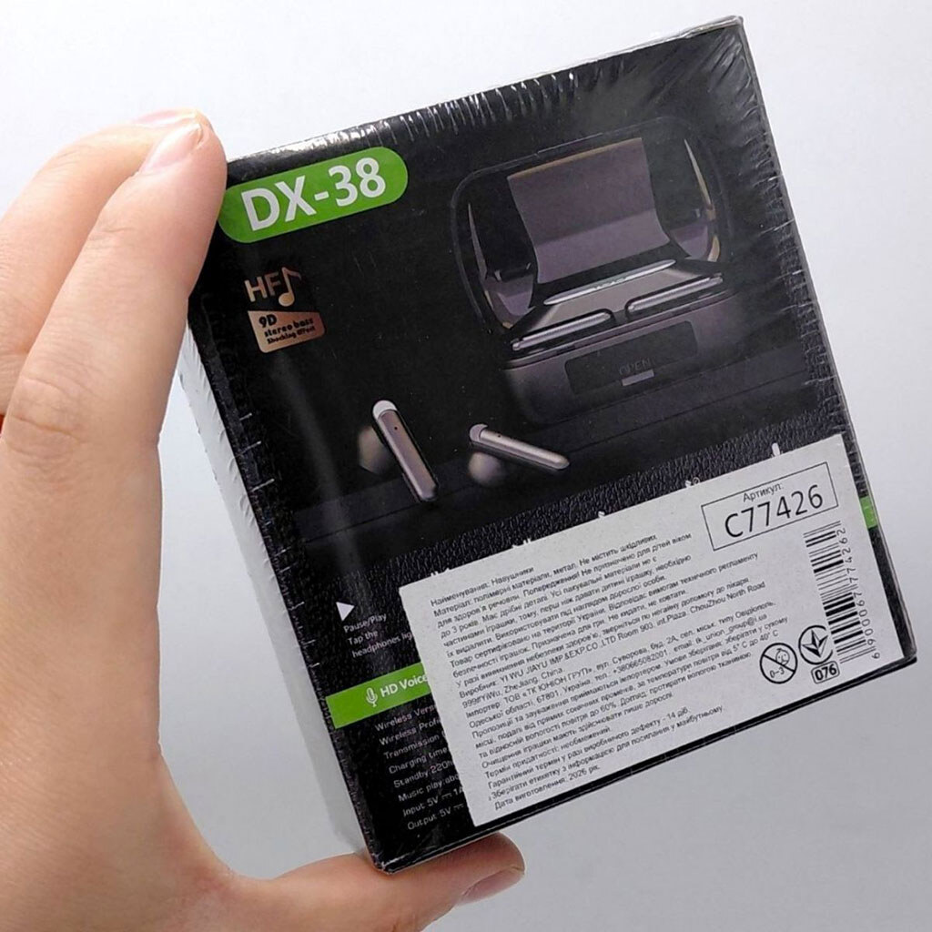 Bluetooth-гарнітура Mic, Стерео, Чорний - № 3 Bluetooth-гарнітура Mic, Стерео, Чорний - № 3