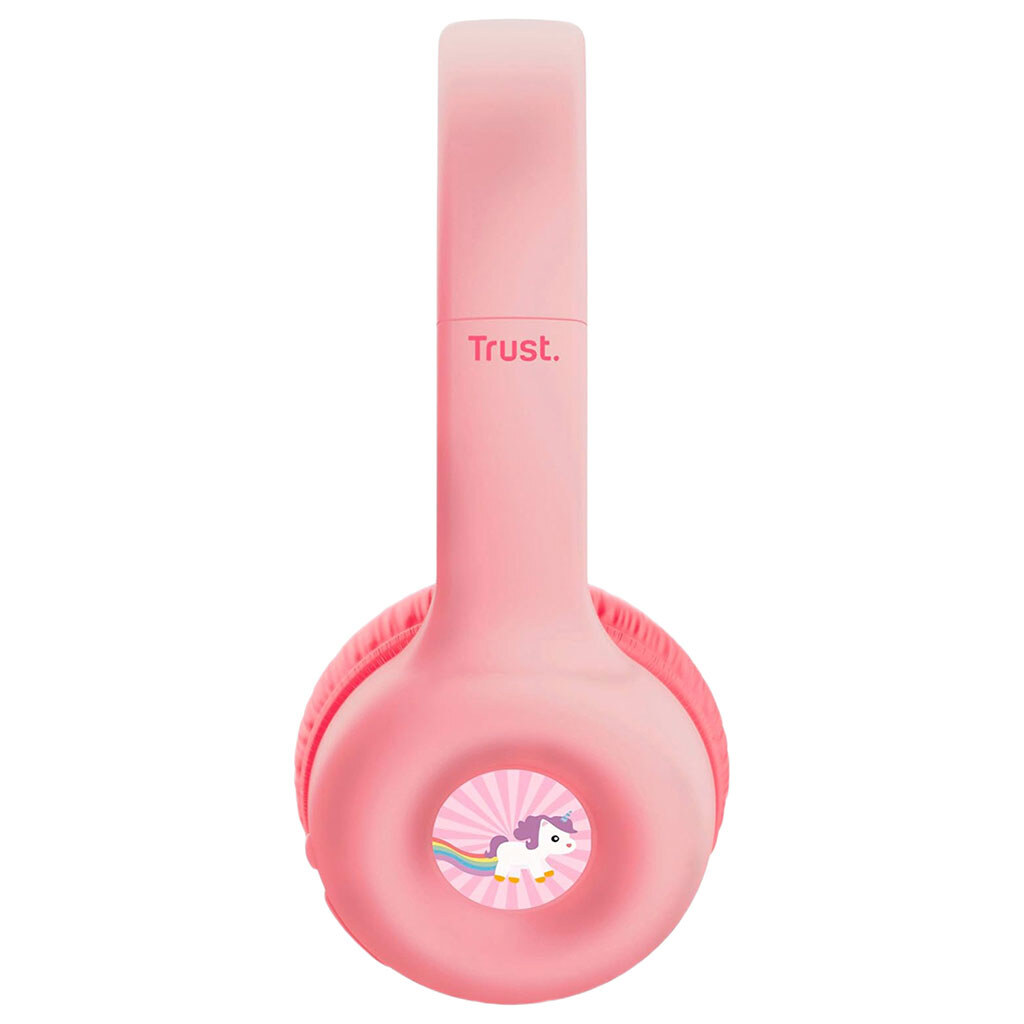 Bluetooth-гарнитура Trust On-ear Nouna Kids, С микрофоном, Стерео, Розовый - № 3 Bluetooth-гарнитура Trust On-ear Nouna Kids, С микрофоном, Стерео, Розовый - № 3