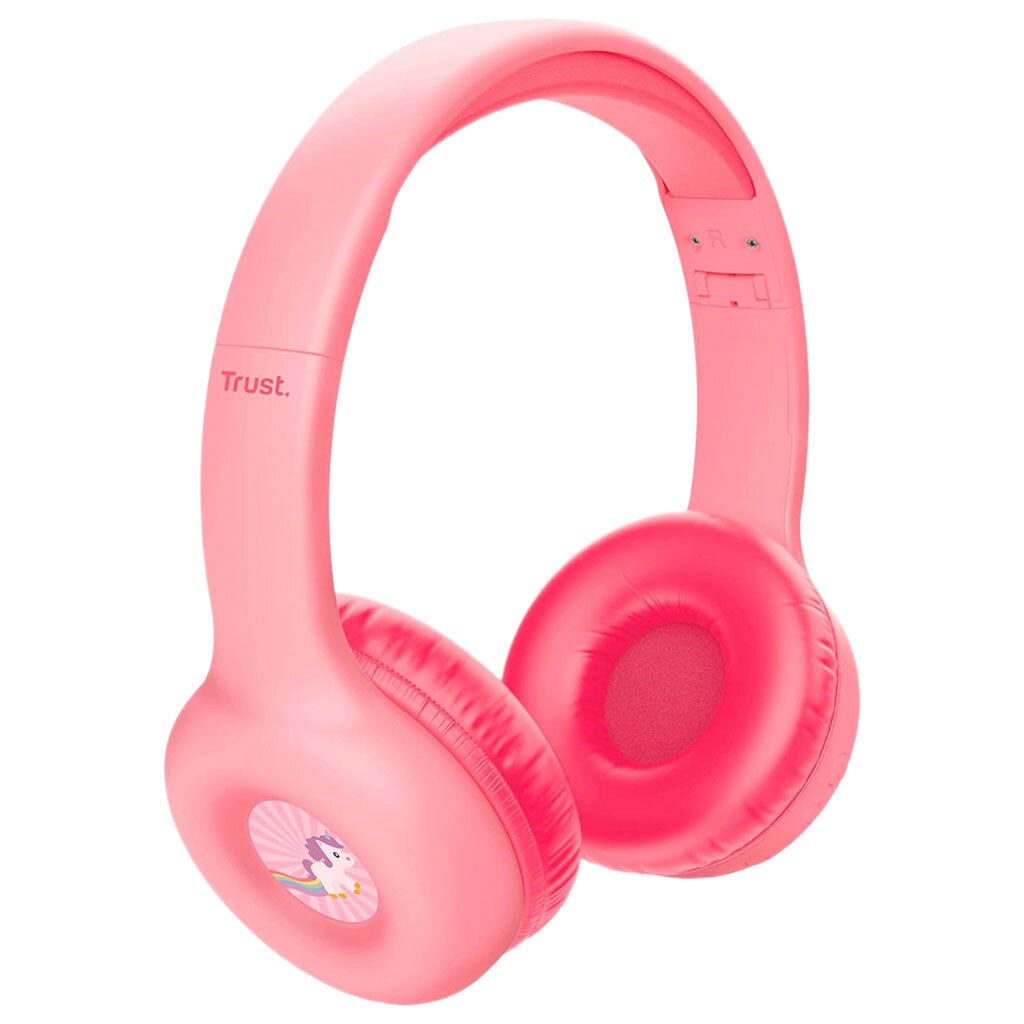 Bluetooth-гарнитура Trust On-ear Nouna Kids, С микрофоном, Стерео, Розовый - № 4 Bluetooth-гарнитура Trust On-ear Nouna Kids, С микрофоном, Стерео, Розовый - № 4