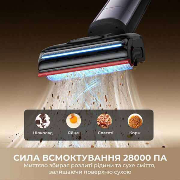 Аккумуляторный моющий пылесос Dreame H16 Pro Steam, Черный - № 6 Аккумуляторный моющий пылесос Dreame H16 Pro Steam, Черный - № 6