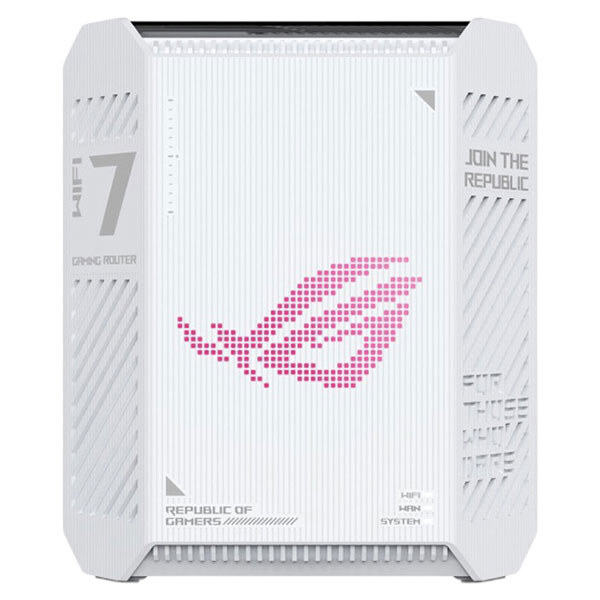 Бездротовий маршрутизатор Asus ROG STRIX GS-BE7200, Білий - № 1 Бездротовий маршрутизатор Asus ROG STRIX GS-BE7200, Білий - № 1