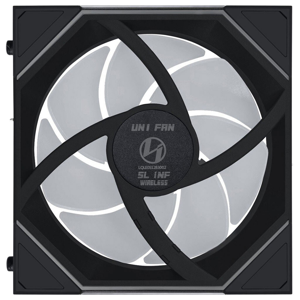 Вентилятор Lian Li Uni Fan SL-INF Wireless 120-3 Reverse Blade, Черный - № 6 Вентилятор Lian Li Uni Fan SL-INF Wireless 120-3 Reverse Blade, Черный - № 6
