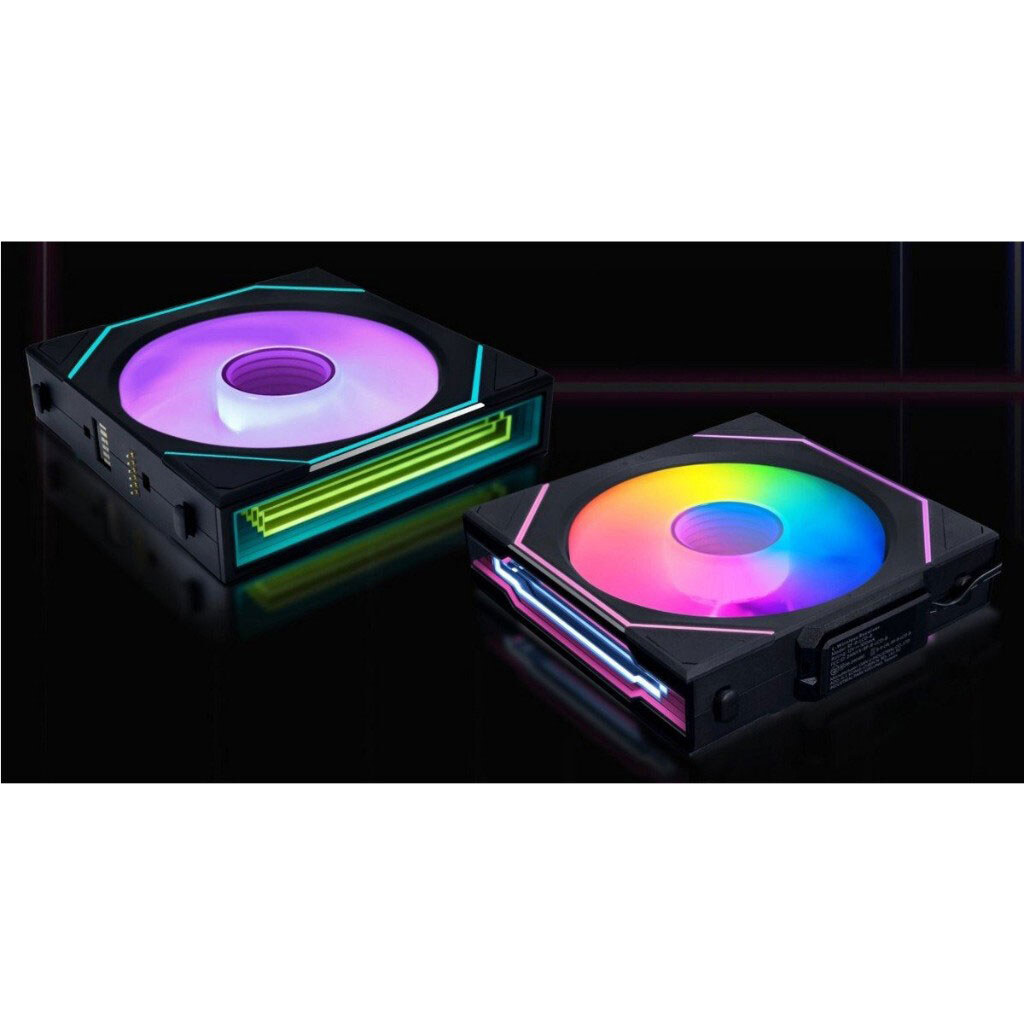 Вентилятор Lian Li Uni Fan SL-INF Wireless 120-3 Reverse Blade, Черный - № 8 Вентилятор Lian Li Uni Fan SL-INF Wireless 120-3 Reverse Blade, Черный - № 8