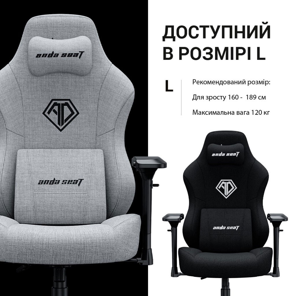 Кресло для геймеров Seat Phantom 3 Pro, Серый - № 6 Кресло для геймеров Seat Phantom 3 Pro, Серый - № 6