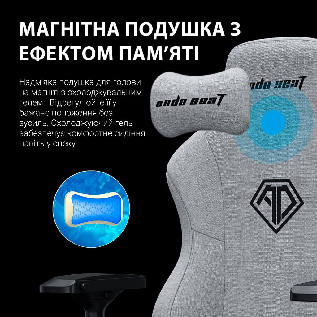 Кресло для геймеров Seat Phantom 3 Pro, Серый - № 10 Кресло для геймеров Seat Phantom 3 Pro, Серый - № 10