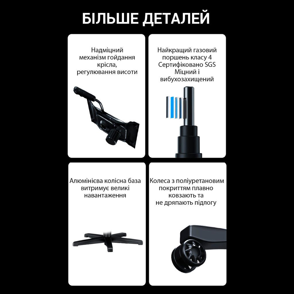 Кресло для геймеров Seat Phantom 3 Pro, Серый - № 15 Кресло для геймеров Seat Phantom 3 Pro, Серый - № 15