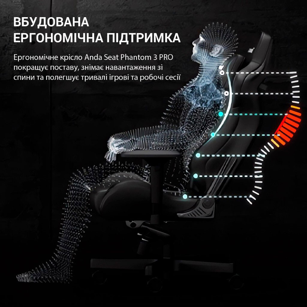 Кресло для геймеров Seat Phantom 3 Pro, Серый - № 17 Кресло для геймеров Seat Phantom 3 Pro, Серый - № 17