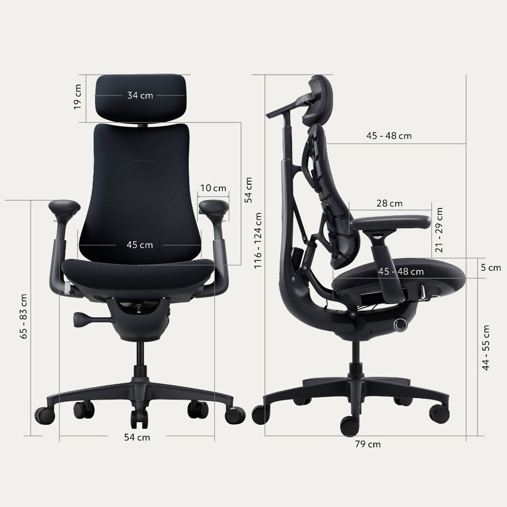 Крісло офісне LiberNovo Omni, Чорний - № 15 Крісло офісне LiberNovo Omni, Чорний - № 15