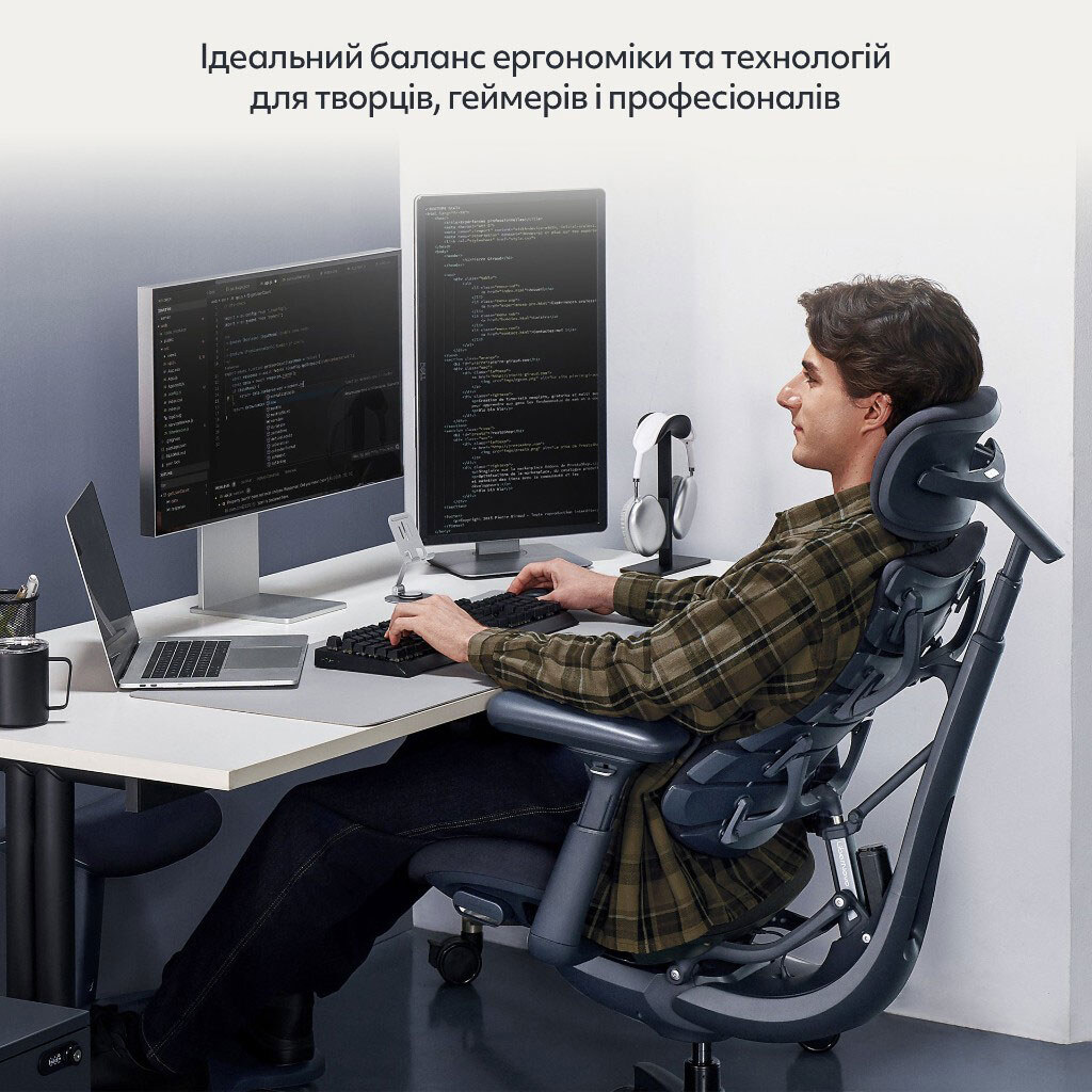 Крісло офісне LiberNovo Omni, Чорний - № 16 Крісло офісне LiberNovo Omni, Чорний - № 16