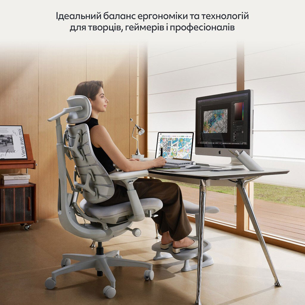 Кресло офисное LiberNovo Omni, Серый - № 16 Кресло офисное LiberNovo Omni, Серый - № 16