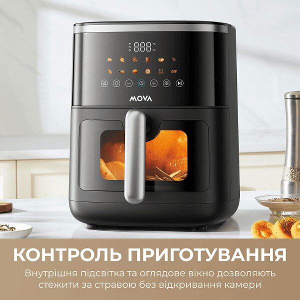 Мультипіч Mova AeroChef FD10 Pro Max, Чорний - № 6 Мультипіч Mova AeroChef FD10 Pro Max, Чорний - № 6
