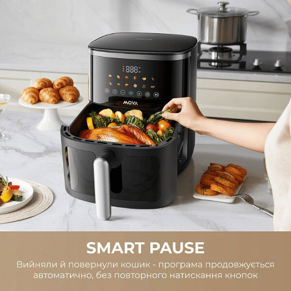 Мультипіч Mova AeroChef FD10 Pro Max, Чорний - № 7 Мультипіч Mova AeroChef FD10 Pro Max, Чорний - № 7