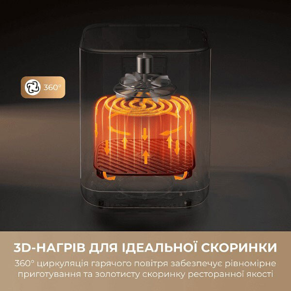 Мультипіч Mova AeroChef FD10 Pro Max, Чорний - № 12 Мультипіч Mova AeroChef FD10 Pro Max, Чорний - № 12