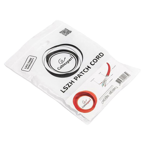 Патч-корд Cablexpert PP6A-LSZHCU-R-0.25M, 0.25 м., Красный - № 2 Патч-корд Cablexpert PP6A-LSZHCU-R-0.25M, 0.25 м., Красный - № 2