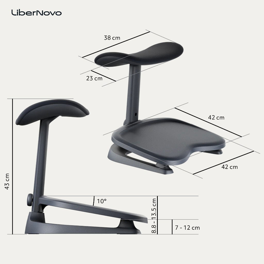 Подставка для ног LiberNovo StepSync Footrest, Черный - № 8 Подставка для ног LiberNovo StepSync Footrest, Черный - № 8
