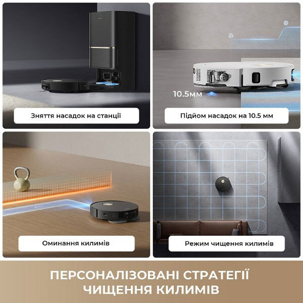 Робот-пилосос Dreame Bot L50s Pro Ultra, Чорний - № 18 Робот-пилосос Dreame Bot L50s Pro Ultra, Чорний - № 18