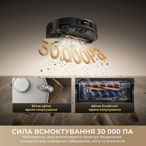 Робот-пилосос Dreame Bot Matrix 10 Pro, Чорний - № 6 Робот-пилосос Dreame Bot Matrix 10 Pro, Чорний - № 6