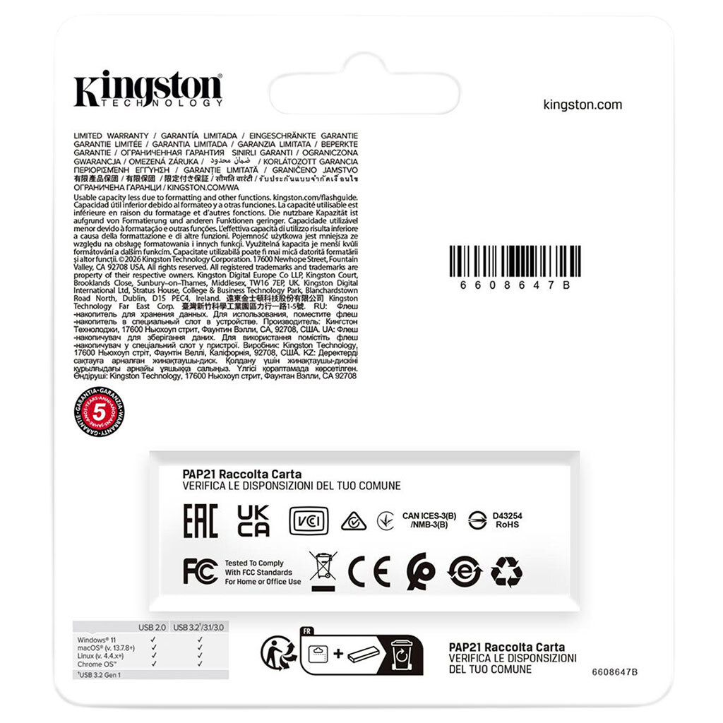 USB Flash Kingston DataTraveler Exodia G2, 128 Гб., Черный - № 6 USB Flash Kingston DataTraveler Exodia G2, 128 Гб., Черный - № 6