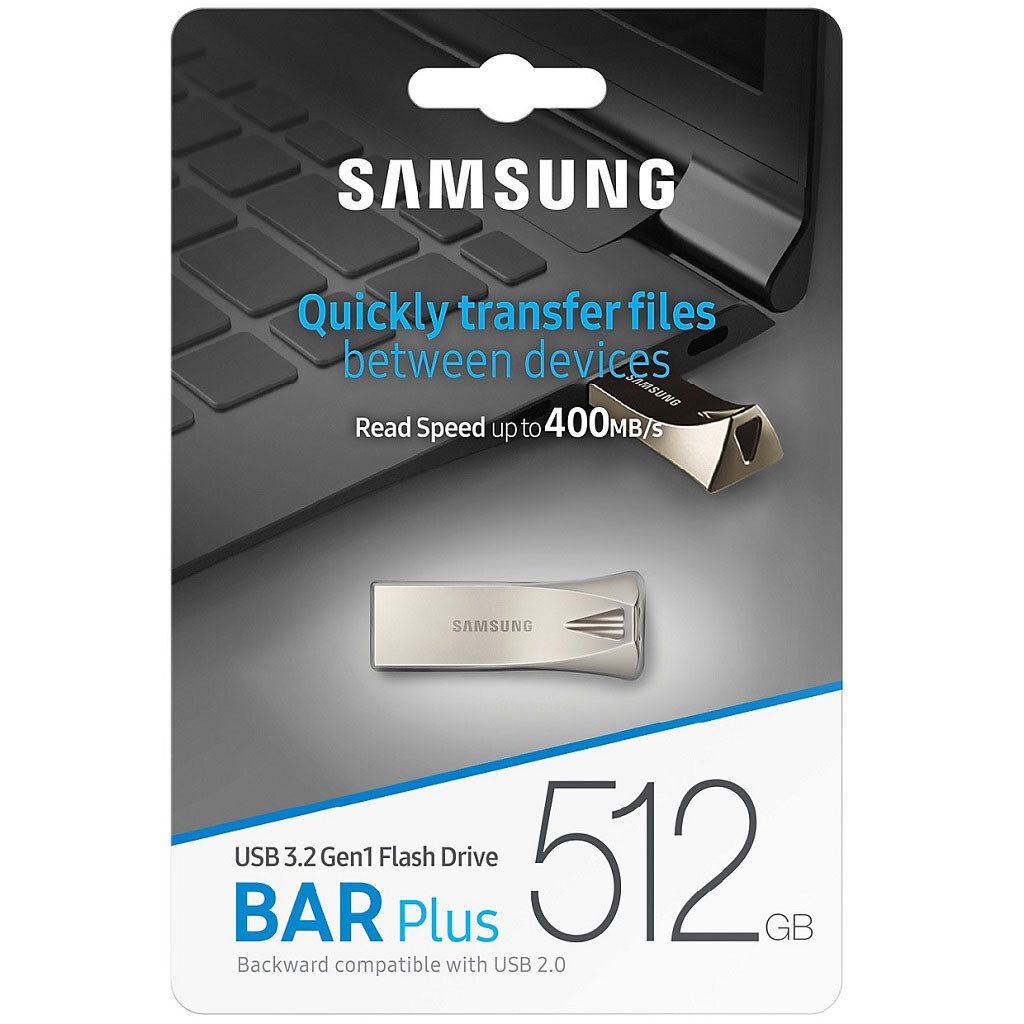 USB Flash Samsung MUF-512BE3/APC, 512 Гб., Серебряный - № 7 USB Flash Samsung MUF-512BE3/APC, 512 Гб., Серебряный - № 7