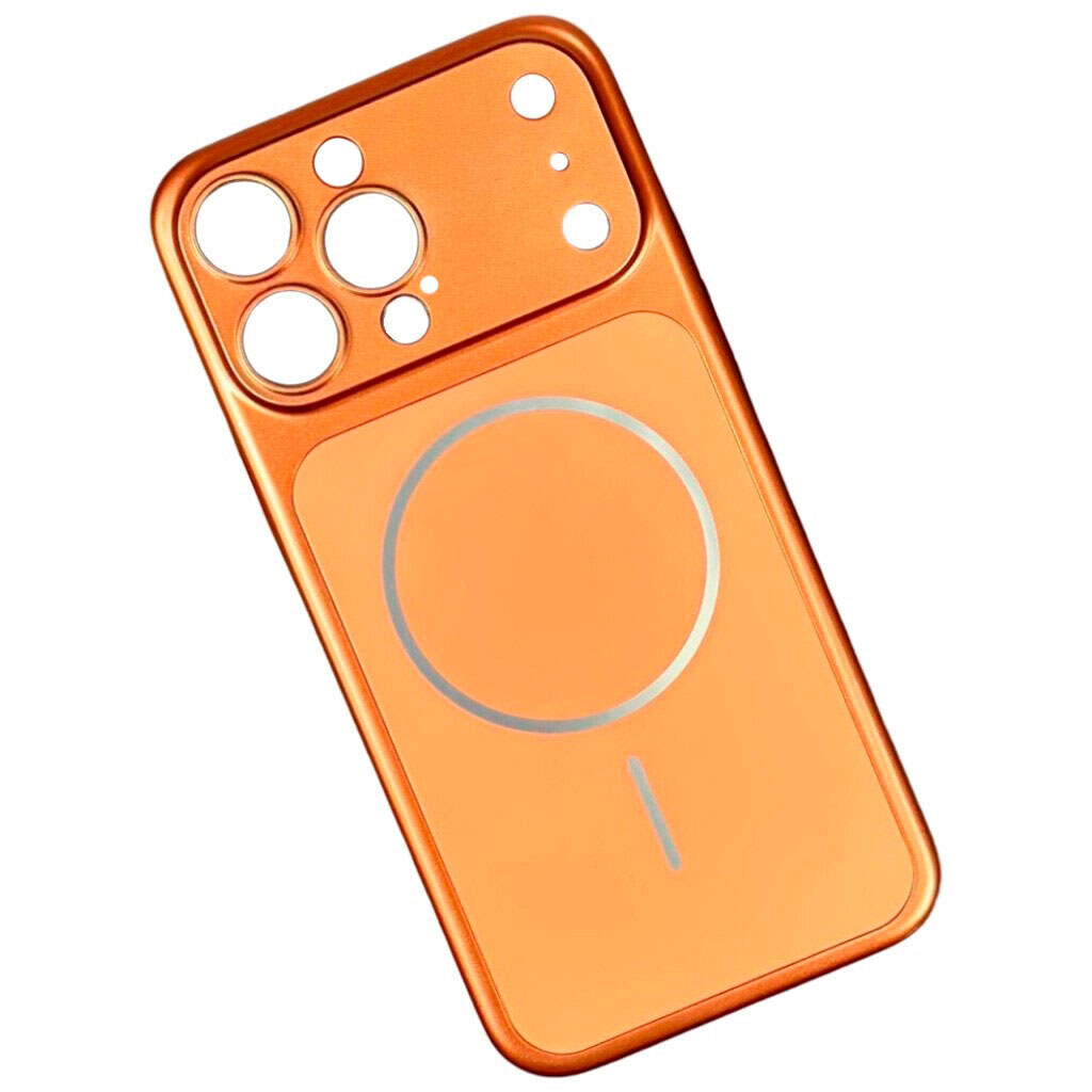 Чехол (накладка) Apple iPhone 16, AG Case, MagSafe, Оранжевый - № 1 Чехол (накладка) Apple iPhone 16, AG Case, MagSafe, Оранжевый - № 1