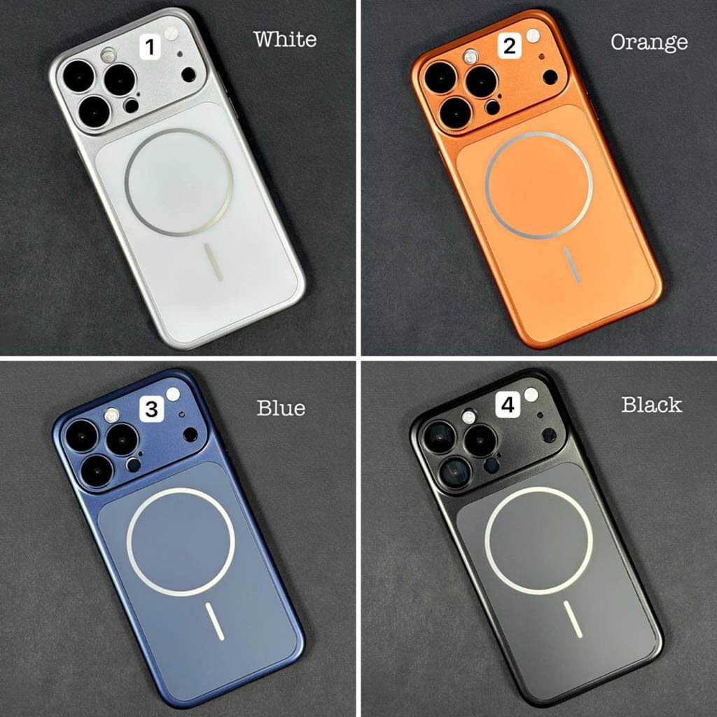 Чехол (накладка) Apple iPhone 16, AG Case, MagSafe, Оранжевый - № 7 Чехол (накладка) Apple iPhone 16, AG Case, MagSafe, Оранжевый - № 7